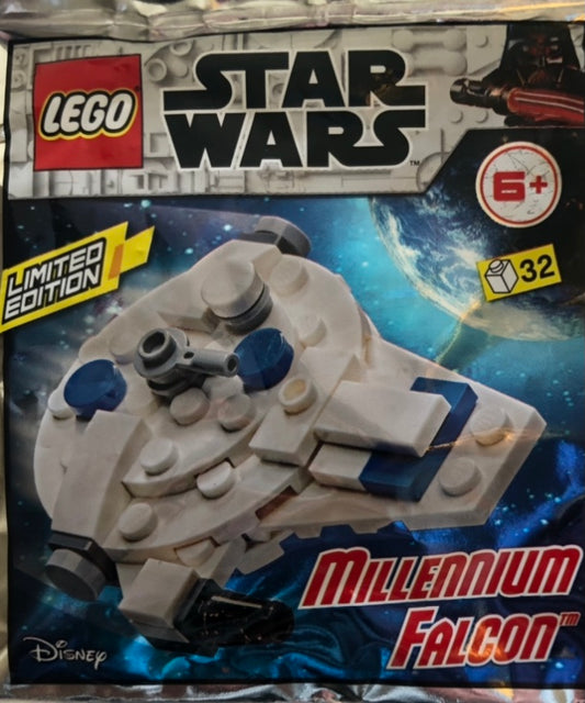 LEGO Star Wars Limited Edition White Millennium Falcon Foil Pack Bag Build Set 911949
