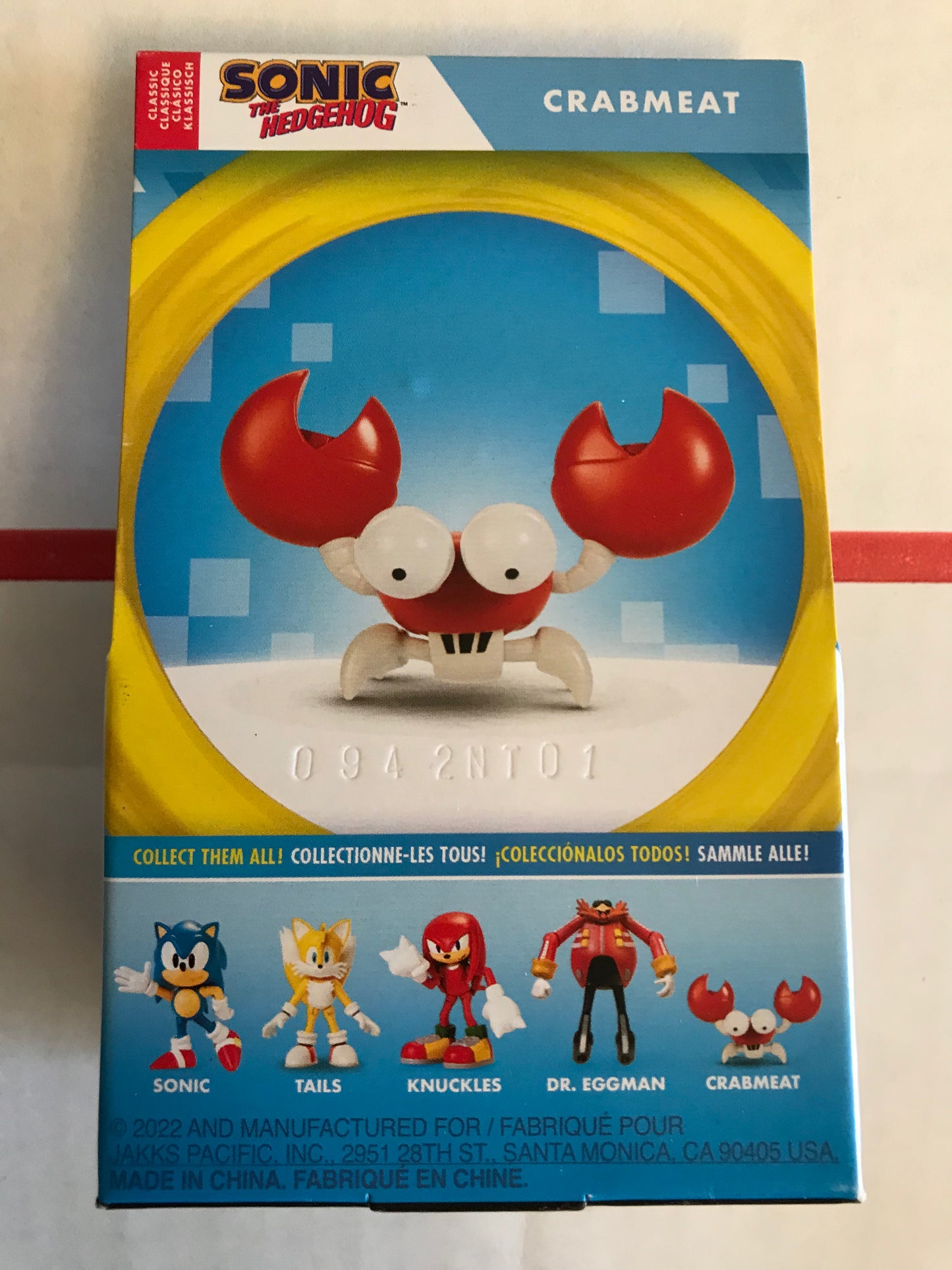 Jakks Sonic 2.5" Inch Classic Crabmeat Articulated Figure Wave 5 Checklane