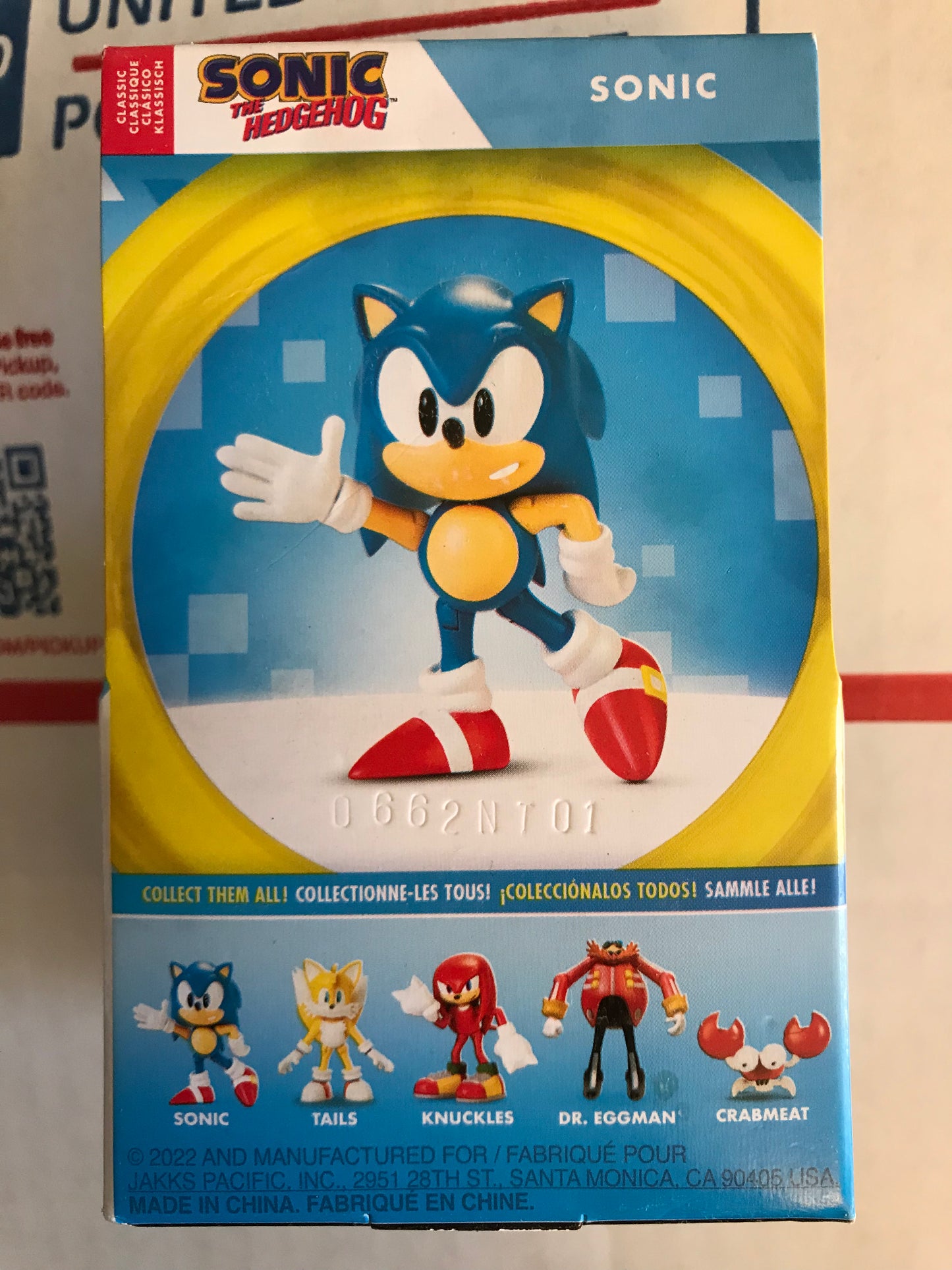 Jakks Sonic 2.5" Inch Classic Sonic Articulated Figure Wave 5 Checklane