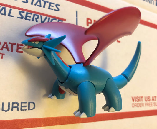 Pokémon Shodo Volume 5 Salamence Bandai 3" Inch Figure (Used)