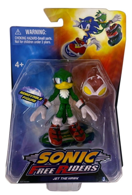 Jazwares Sonic 3" Inch Jet the Hawk Free Riders Action Figure