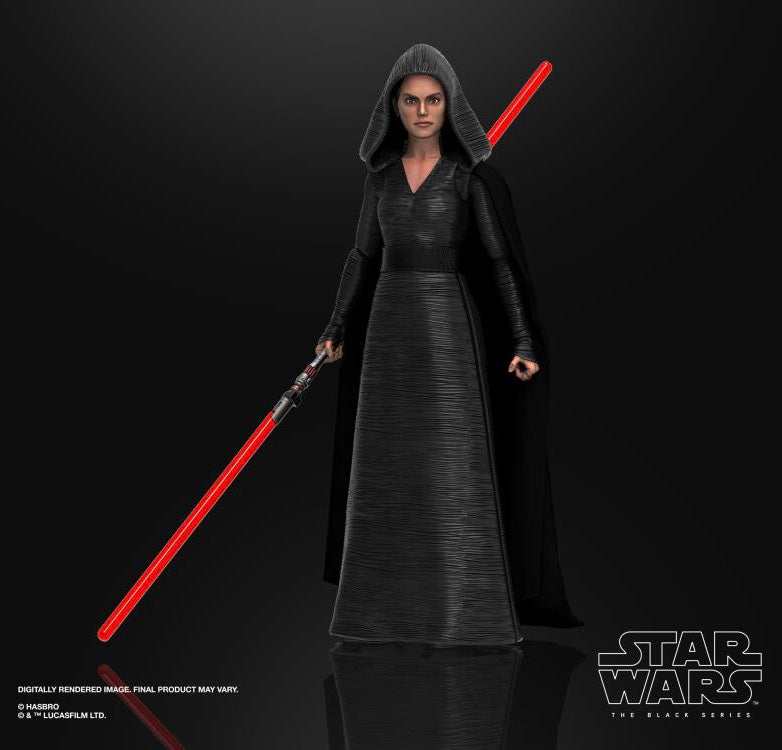 Star Wars The Black Series Rey (Dark Side Vision) 6-Inch Action Figure (B Condition)