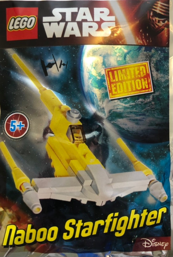 LEGO Star Wars Limited Edition Naboo Starfighter Foil Pack Bag Build Set 911609