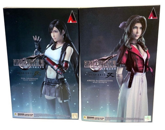 Play Arts Kai BUNDLE/LOT Tifa Lockhart and Aerith Final Fantasy VII Remake (Backorder)