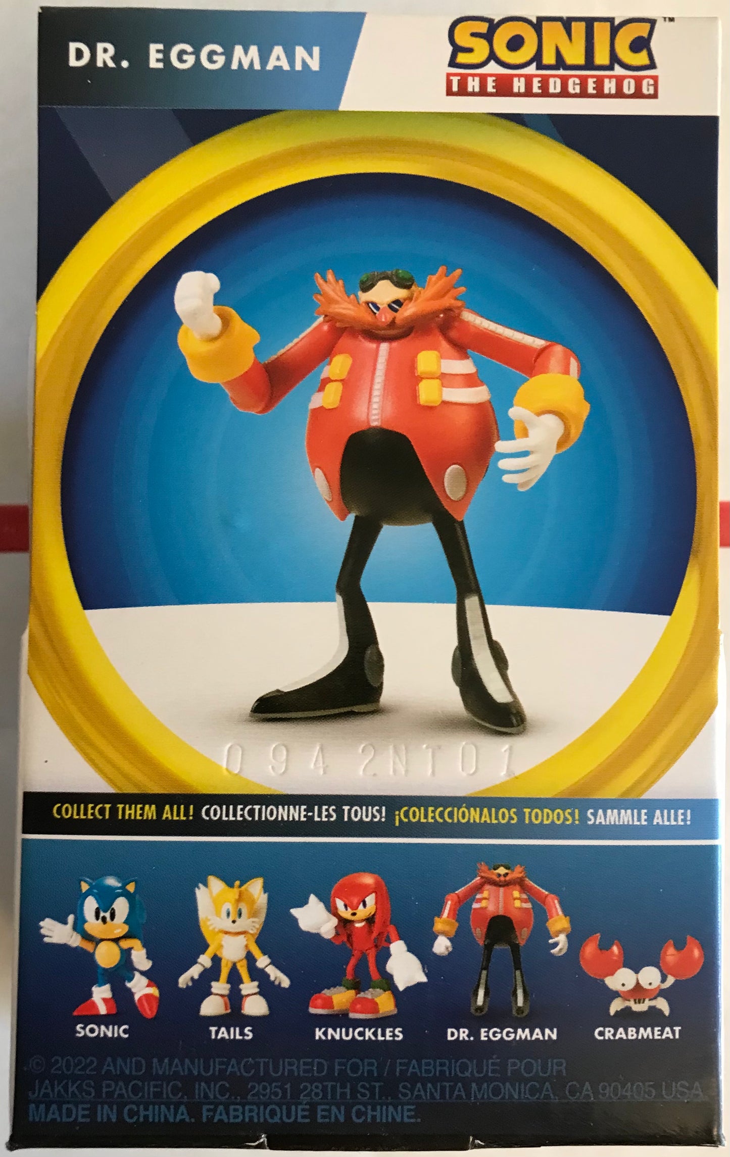 Jakks Sonic 2.5" Inch Modern Dr. Eggman Articulated Figure Wave 5 Checklane