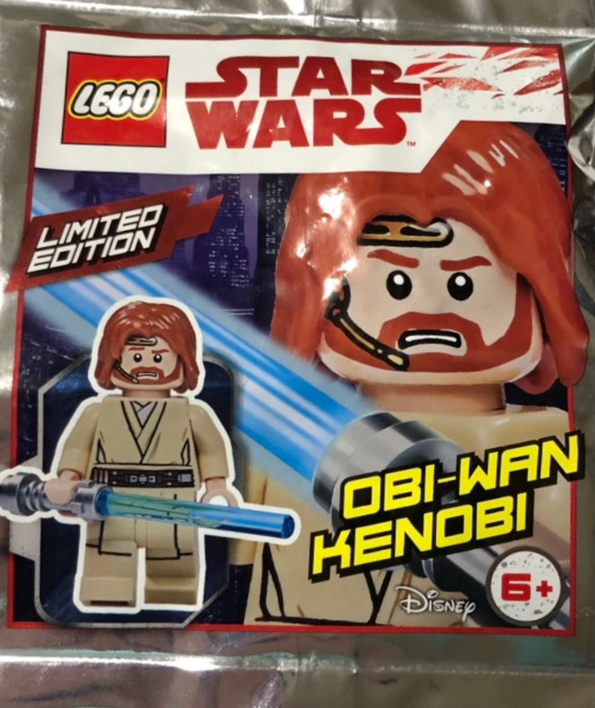 LEGO Star Wars Limited Edition Obi-Wan Kenobi Minifigure Foil Pack Bag Set 911839