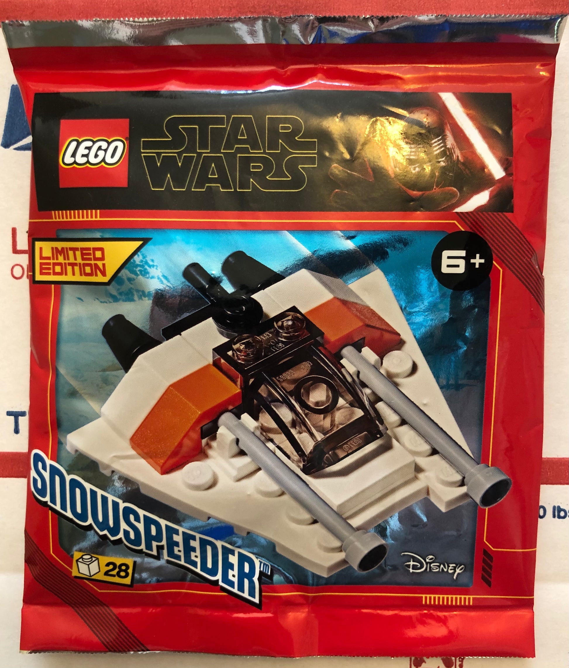 LEGO Star Wars Limited Edition Snowspeeder Foil Pack Bag Build Set