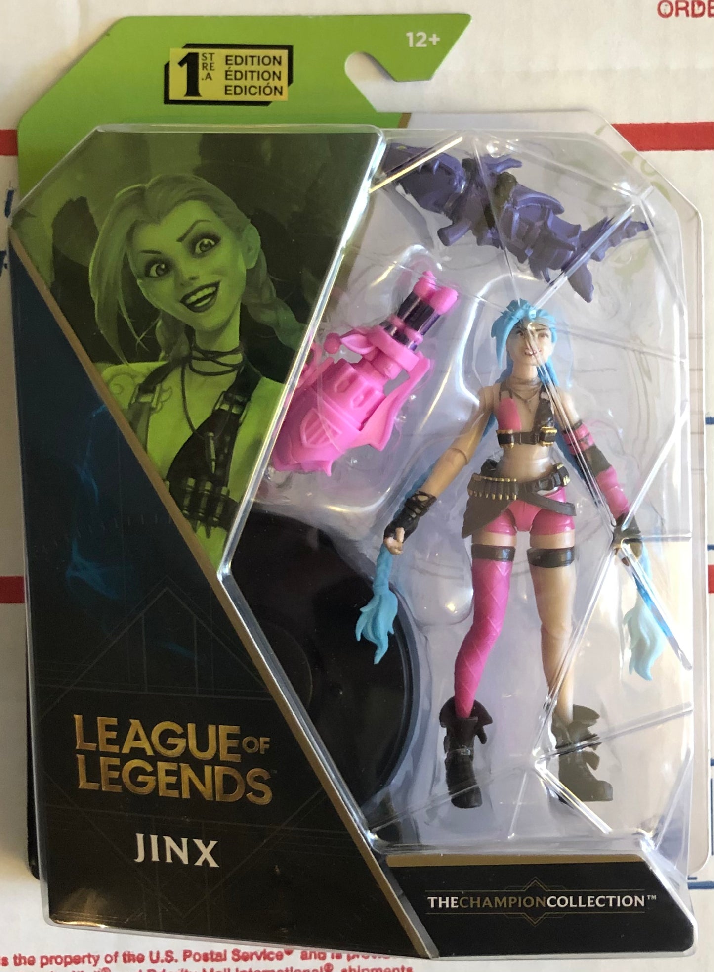 Arcane League of Legends Champion Collection 4” Inch Articulated Jinx Figure