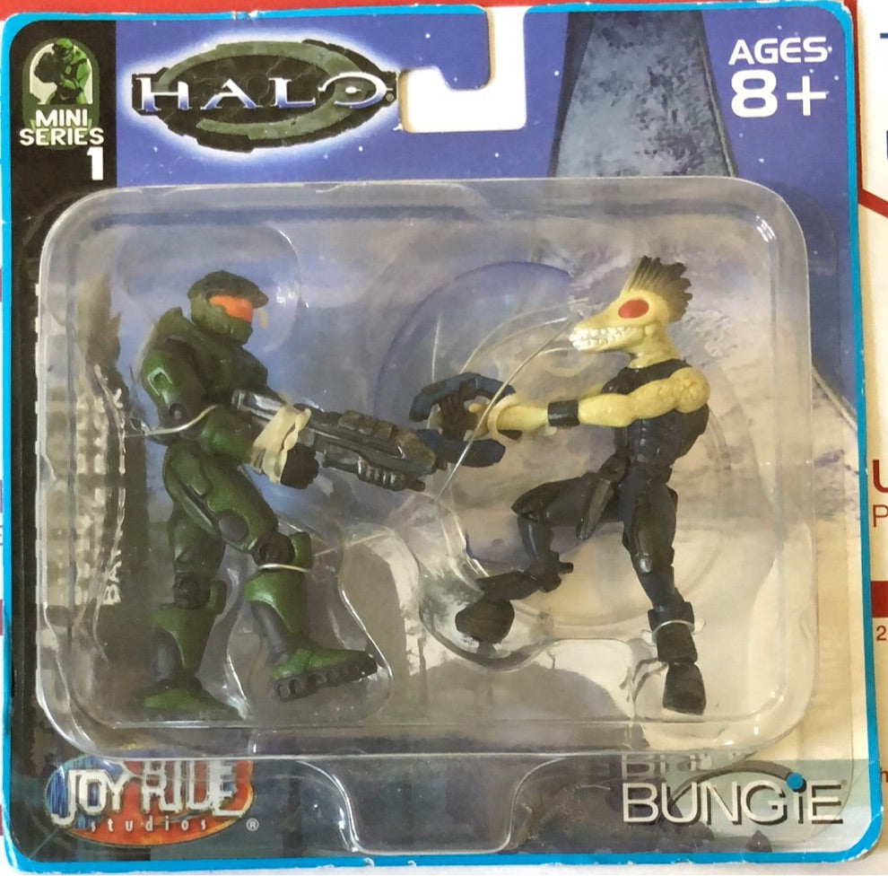 Joyride Studios Halo Mini Series 1 Campaign Battle Pack 2-Pack Green Action Figure Set