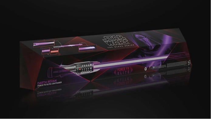 Star Wars The Black Series Elite Darth Revan Force FX Lightsaber Prop Replica (Backorder)
