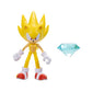 Jakks Pacific Sonic 4" Inch Articulated Figure Wave 8 Super Sonic with Accessory