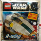 LEGO Star Wars Limited Edition A-Wing (White Green) Foil Pack Bag Build Set 911724