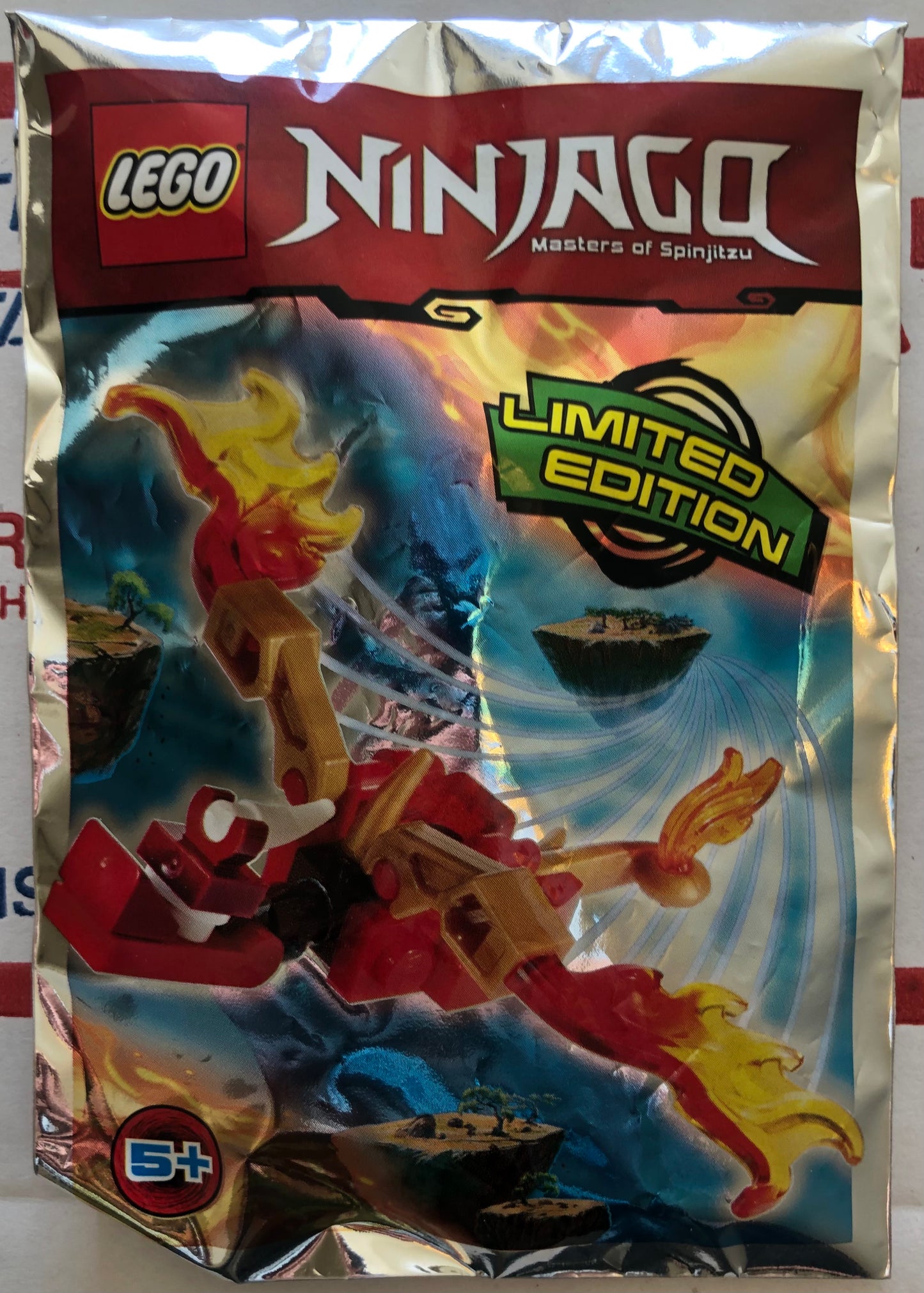 LEGO Ninjago Kai’s Dragon Minifigure Foil Pack Bag Build Set 891613