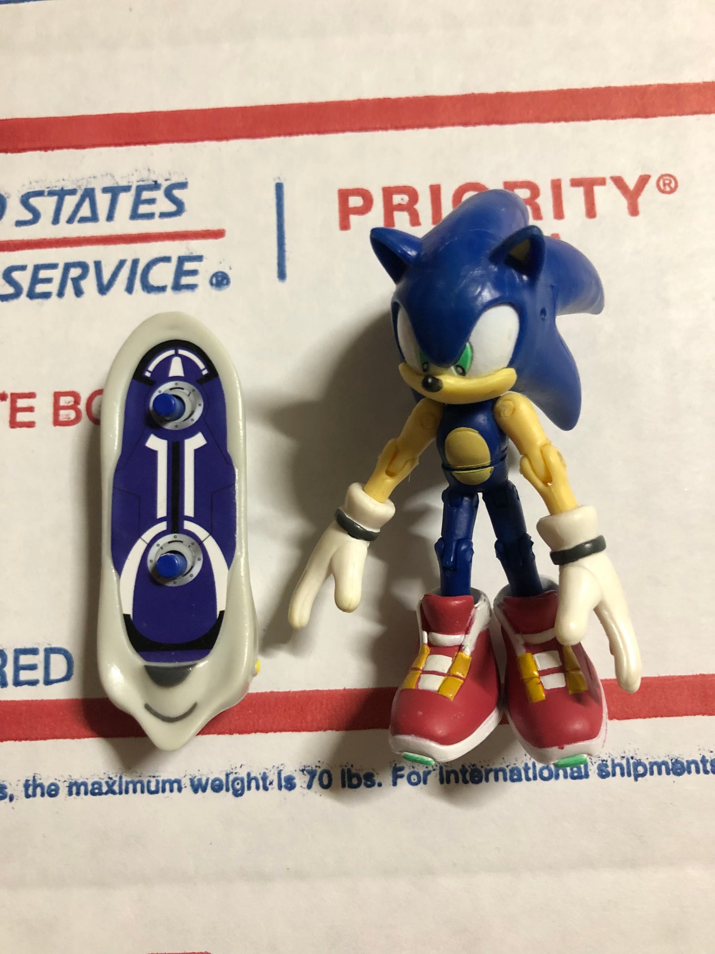 Jazwares 3" Inch Sonic the Hedgehog Free Riders Action Figure (Used)