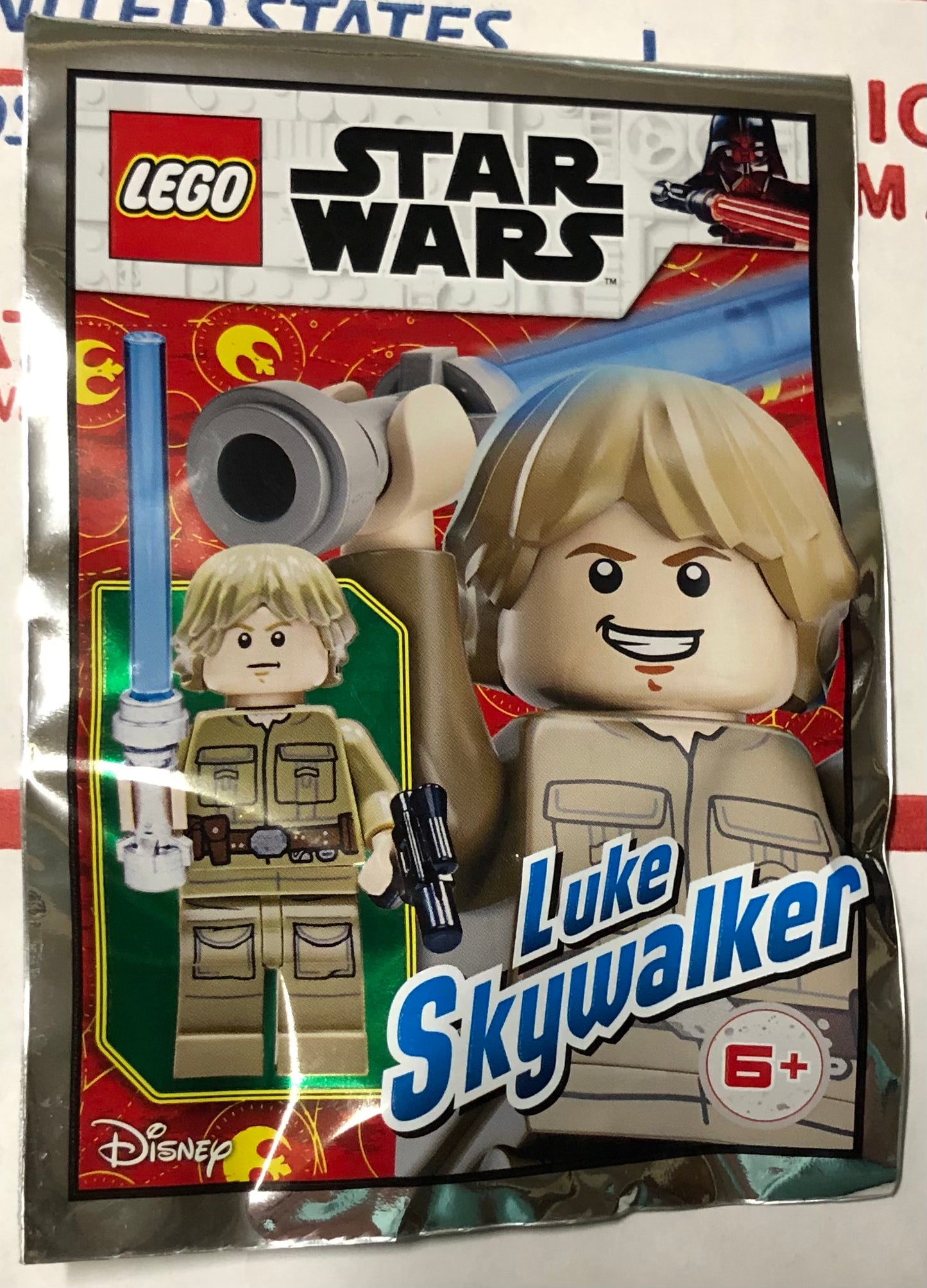 LEGO Star Wars Bespin Luke Skywalker Minifigure Foil Pack Bag Set 912065
