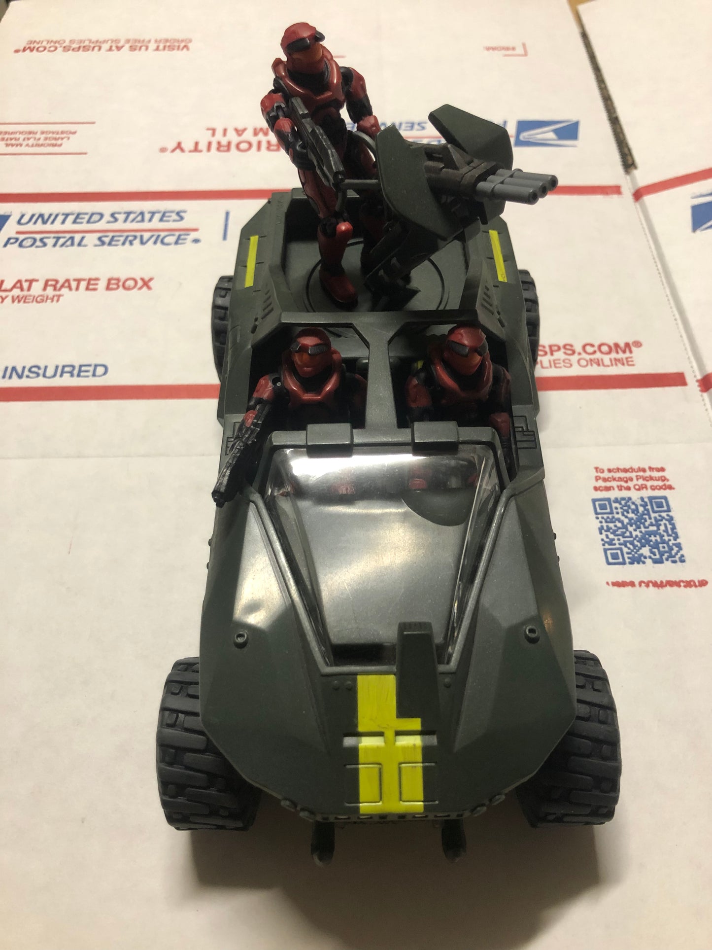Joyride Studios Halo Mini Series Warthog Vehicle Red Spartan Team (Used)
