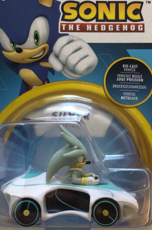 Jakks Sonic Team Racers Mini Silver the Hedgehog Toy