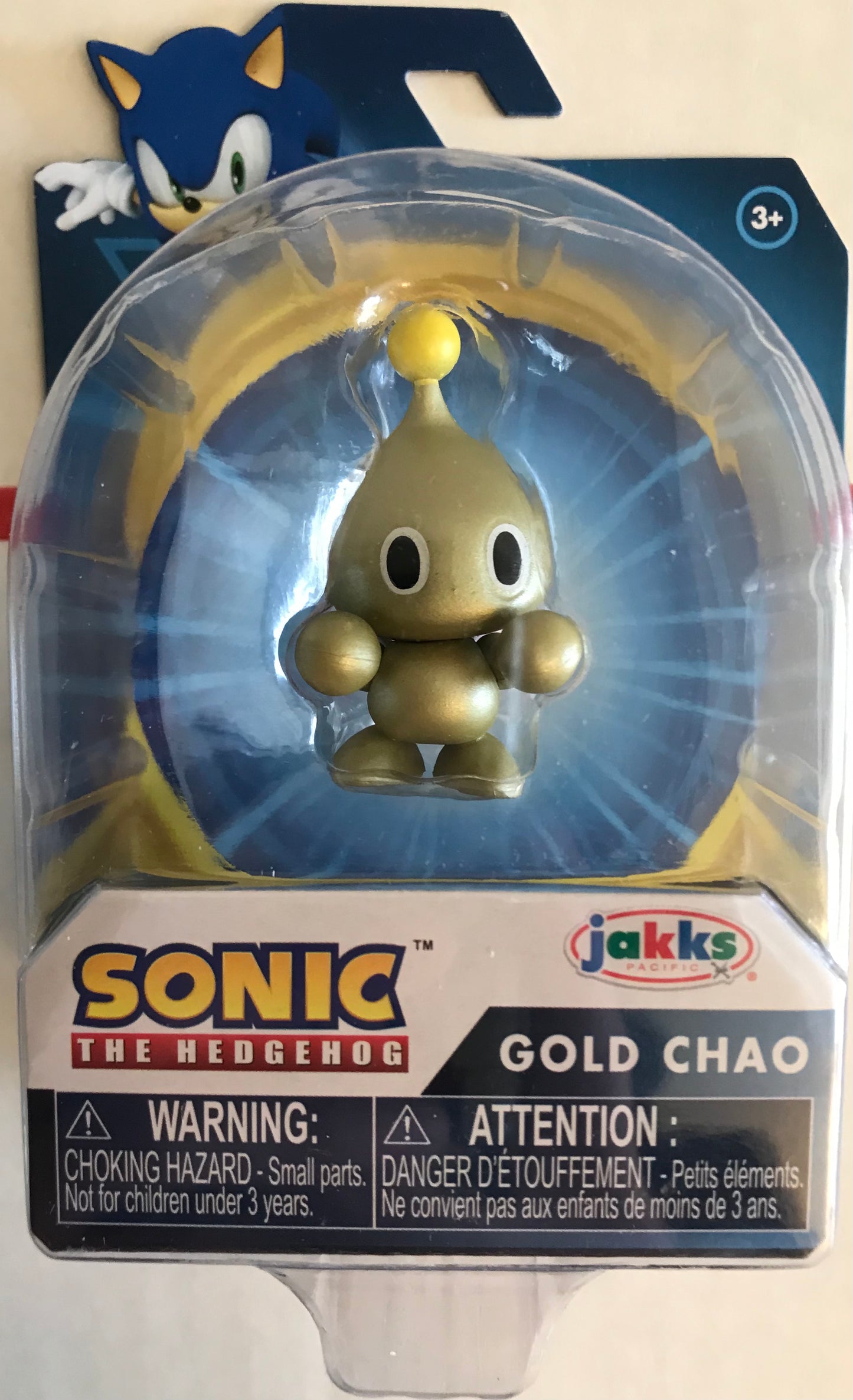 Jakks Sonic 2.5" Inch Articulated Figure Wave 3 Gold Chao