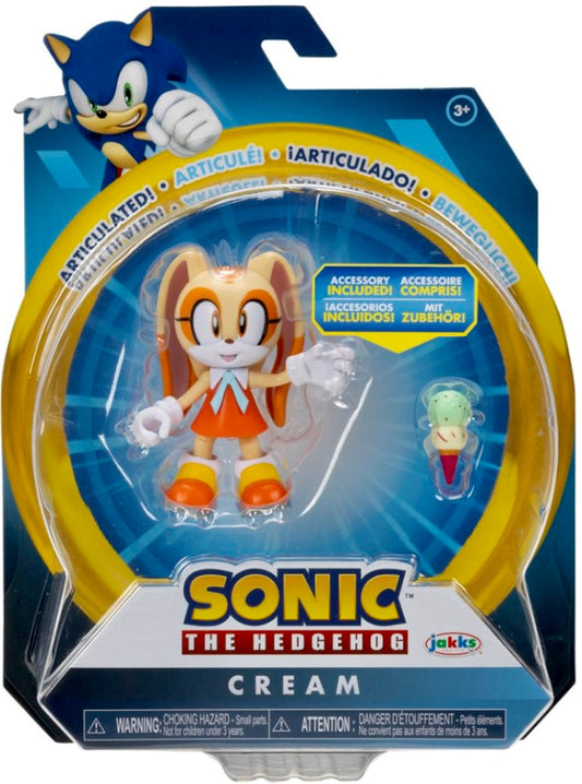 Jakks Sonic 4" Inch Articulated Cream Figure Wave 13