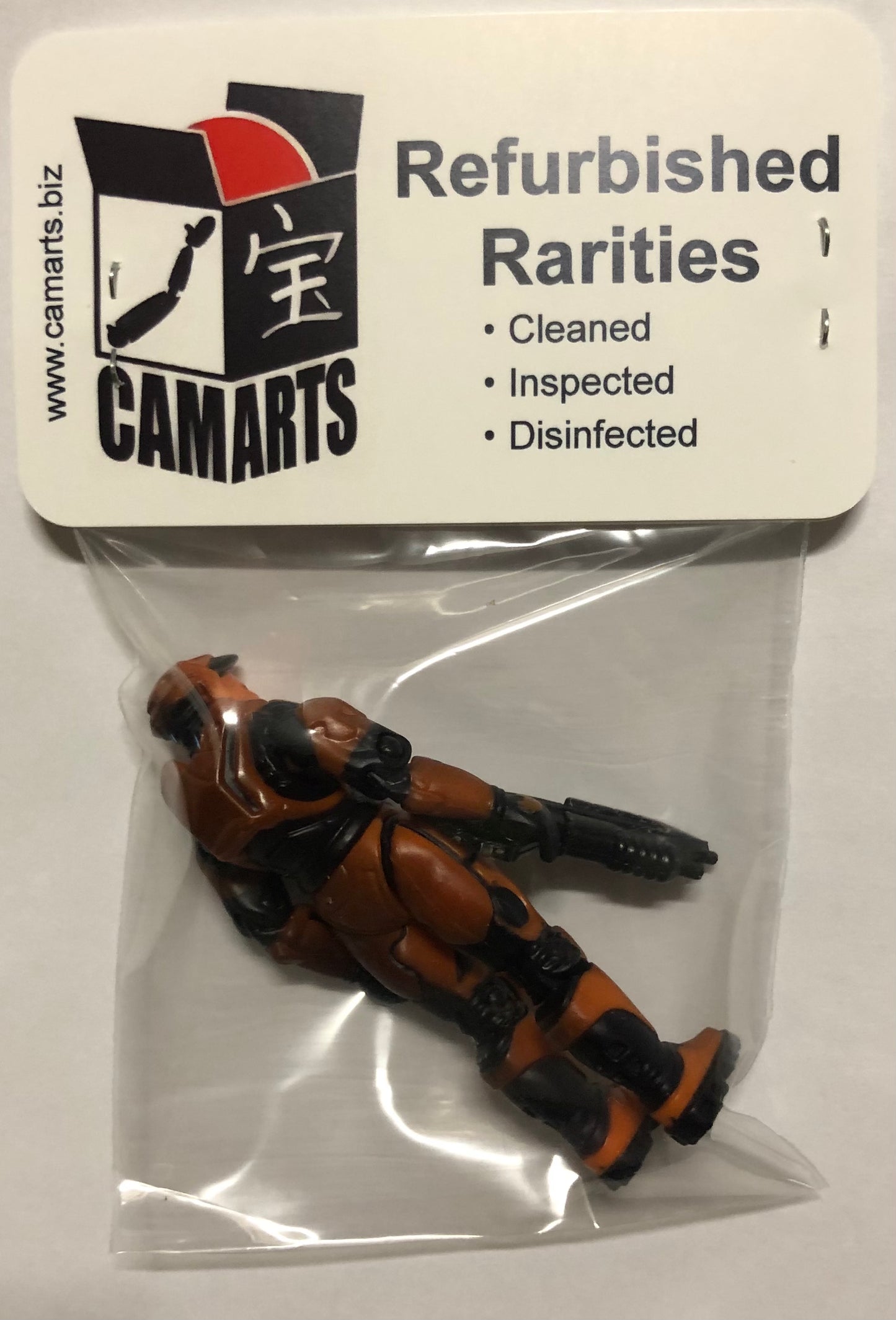Joyride Studios Halo Mini Series Slayer Orange Spartan Action Figure (Refurbished)