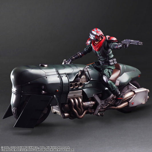 Play Arts Kai Final Fantasy VII Remake Elite Motorcycle Security Officer Set (Pre-Order)