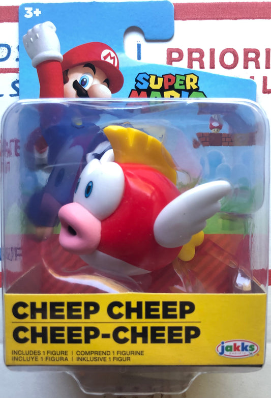 Jakks Super Mario Cheep Cheep 2.5" Inch Figure