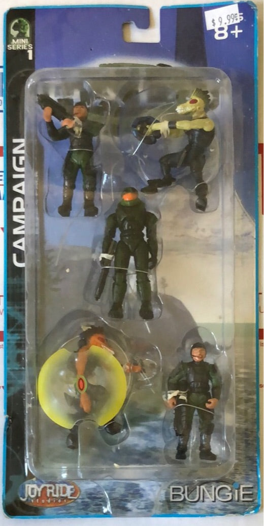 Joyride Studios Halo Mini Series 1 Campaign Soldier 5-Pack Action Figure Set