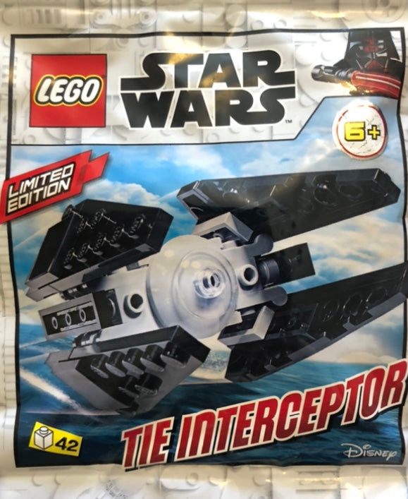 LEGO Star Wars Limited Edition TIE Interceptor Foil Pack Bag Build Set 912067