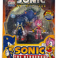 Jazwares 3" Inch Sonic Universe Amy and Sonic Action Figure 2-Pack