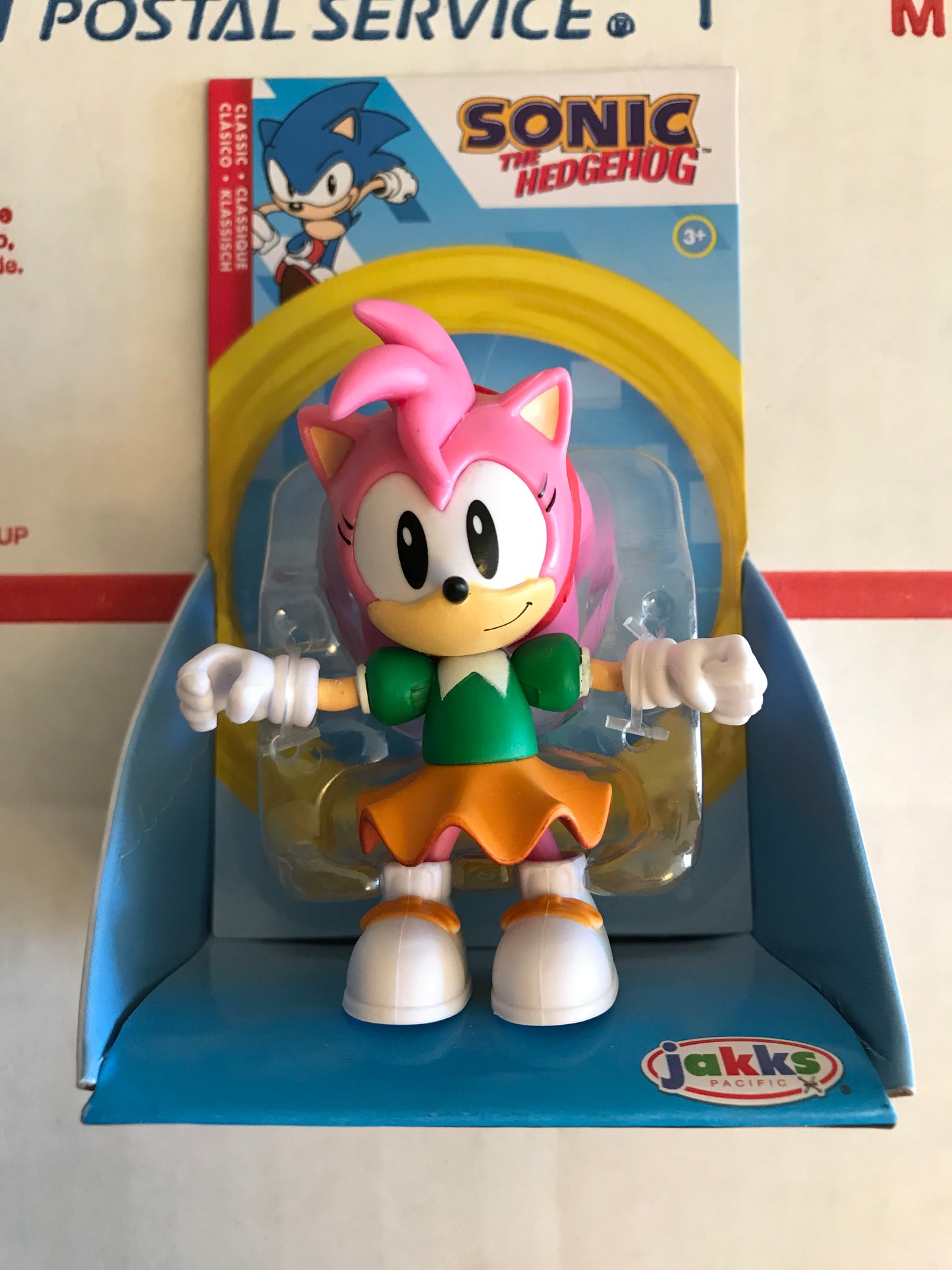 Jakks Sonic 2.5" Inch Classic Amy Articulated Figure Wave 7 Checklane