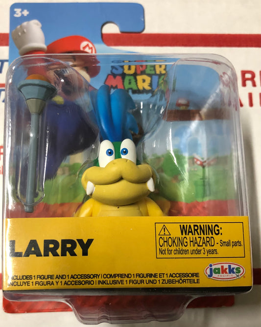 Jakks Super Mario Larry Koopa Koopaling 2.5” Inch Articulated Figure