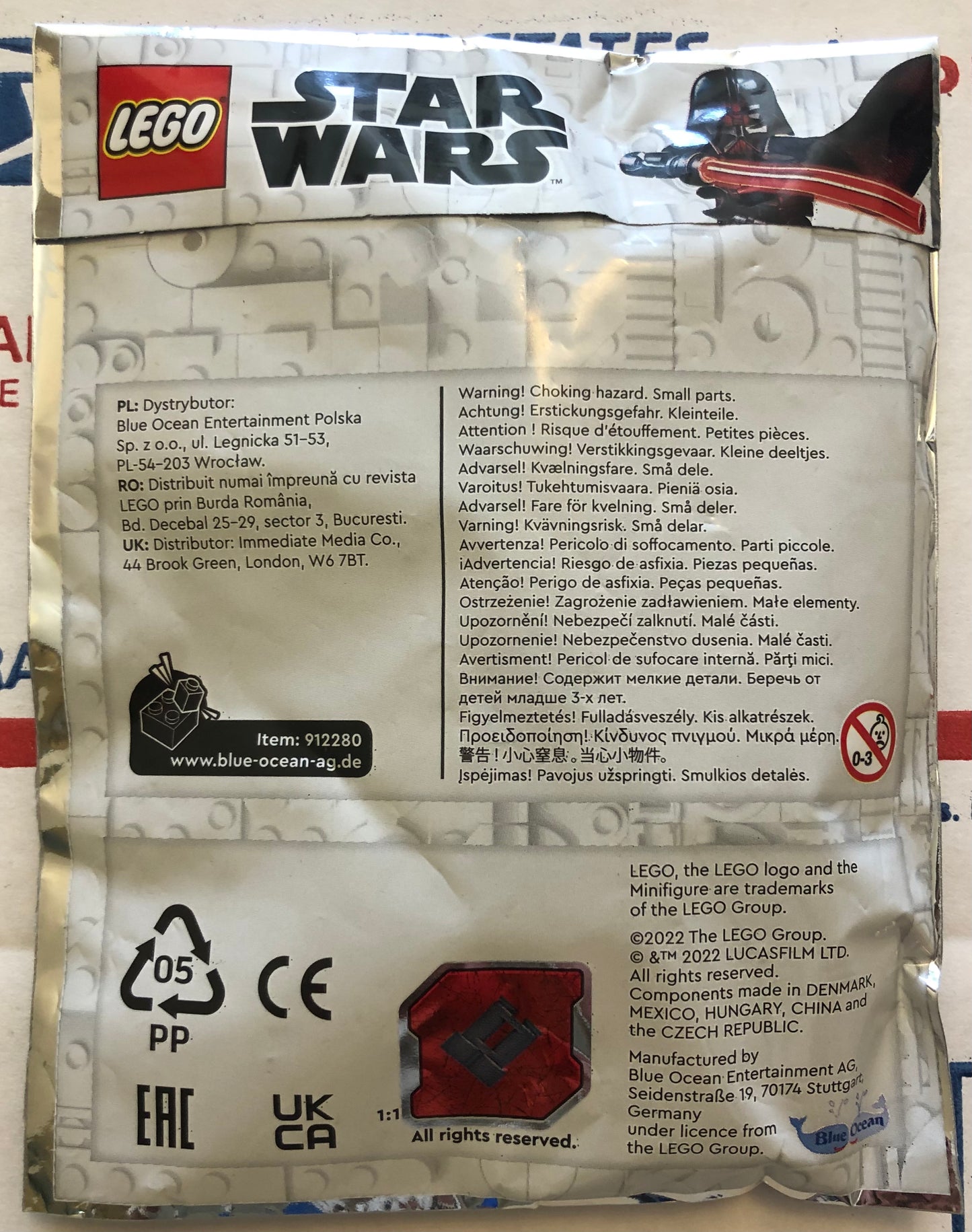 LEGO Star Wars Limited Edition Millennium Falcon Foil Pack Bag Build Set 912280
