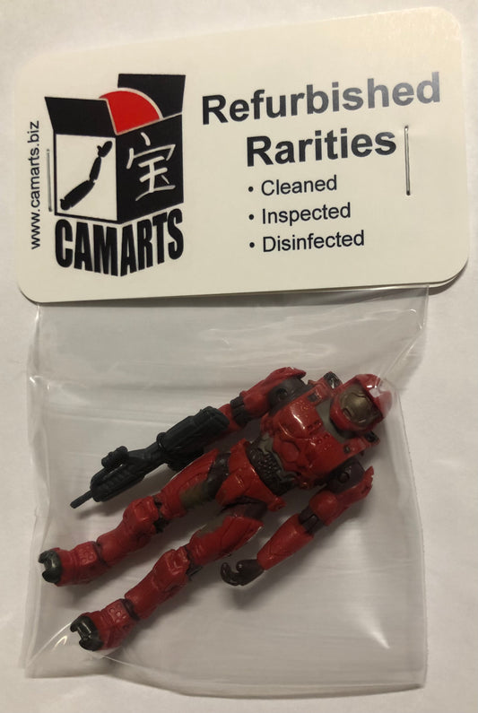 Joyride Studios Halo 2 Mini Series Red Spartan Figure (Refurbished)