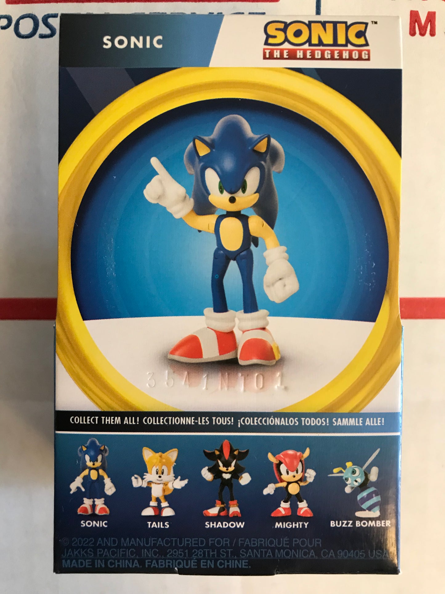 Jakks Sonic 2.5" Inch Sonic Articulated Figure Wave 4 Checklane