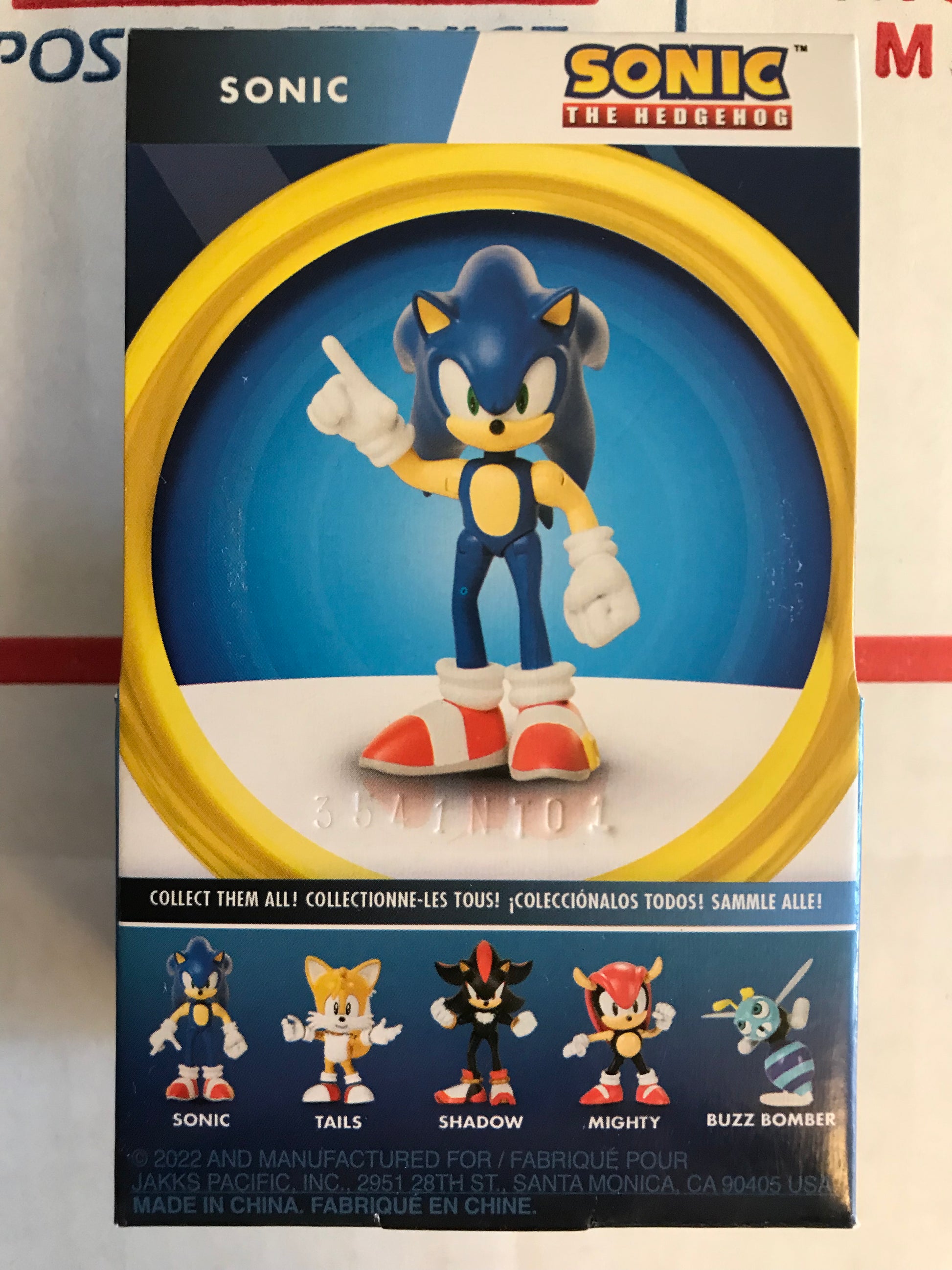 Sonic The Hedgehog Mighty 2.5 inch with Power Ring 