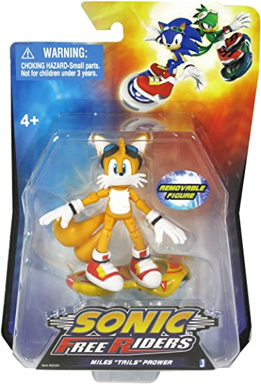 Jazwares Sonic 3" Inch Tails Miles Prower Free Riders Action Figure