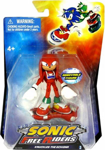 Jazwares Sonic 3" Inch Knuckles Free Riders Action Figure