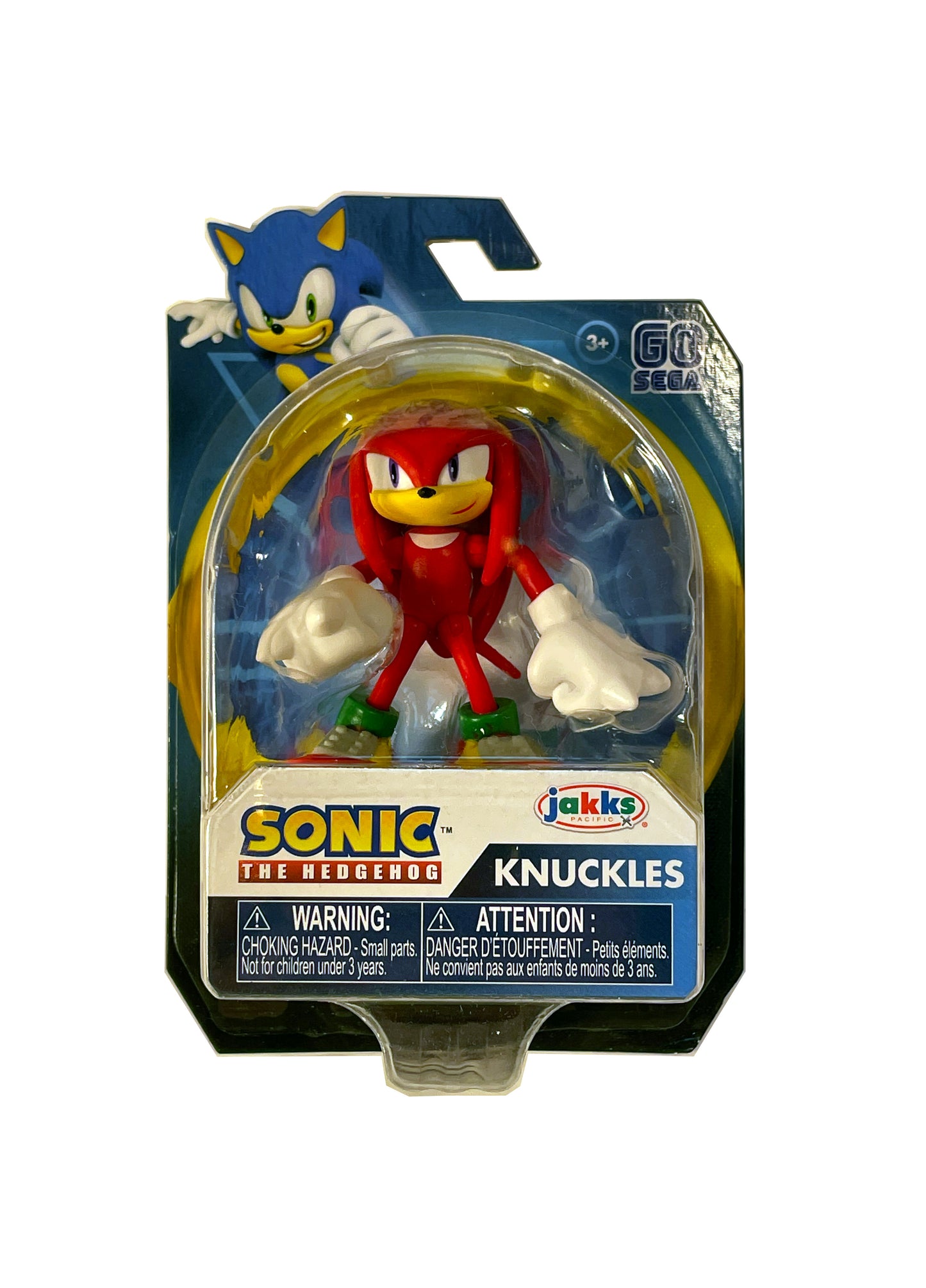 Jakks Sonic 2.5" Inch Articulated Knuckles Figure Wave 1
