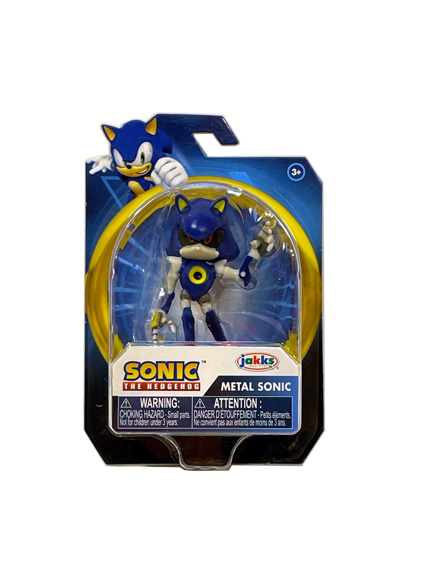 Jakks Sonic 2.5" Inch Articulated Metal Sonic Figure Wave 1 (Released)