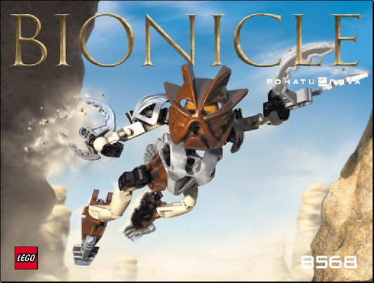 Bionicle LEGO Set 8568 - Toa Pohatu Toa Nuva