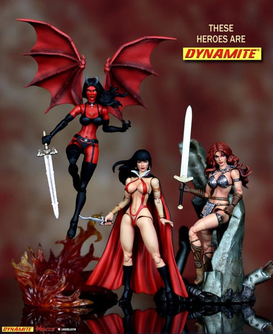 1:12 Executive Loose Collector BUNDLE / LOT Purgatori Vampirella & Red Sonja (Pre-Sale)