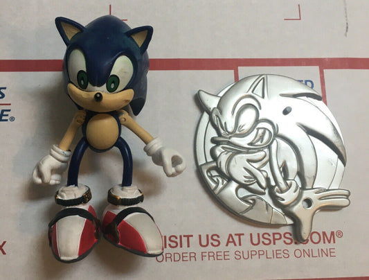 Sonic Adventure ReSaurus Skiing Sonic Action Figure Series 2 (Used)