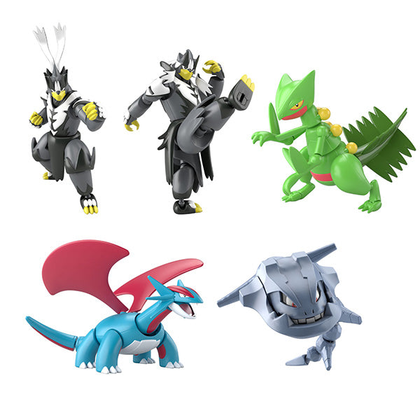 Pokémon Shodo Volume 5 Full Set 6 BUNDLE/LOT Bandai 3" Inch Figure